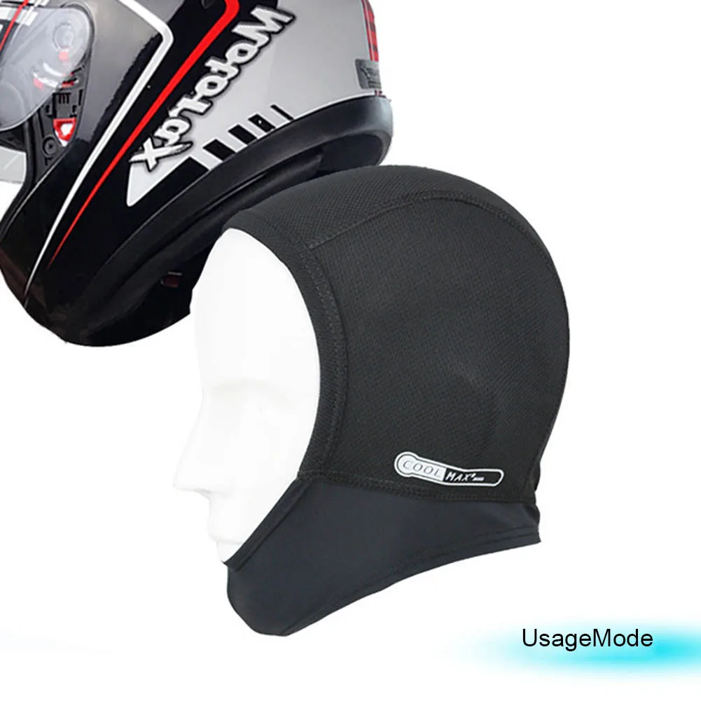 Casco da moto alla moda berretto interno cappello estivo traspirante ad asciugatura rapida berretto da corsa per bicicletta sotto il casco berretto