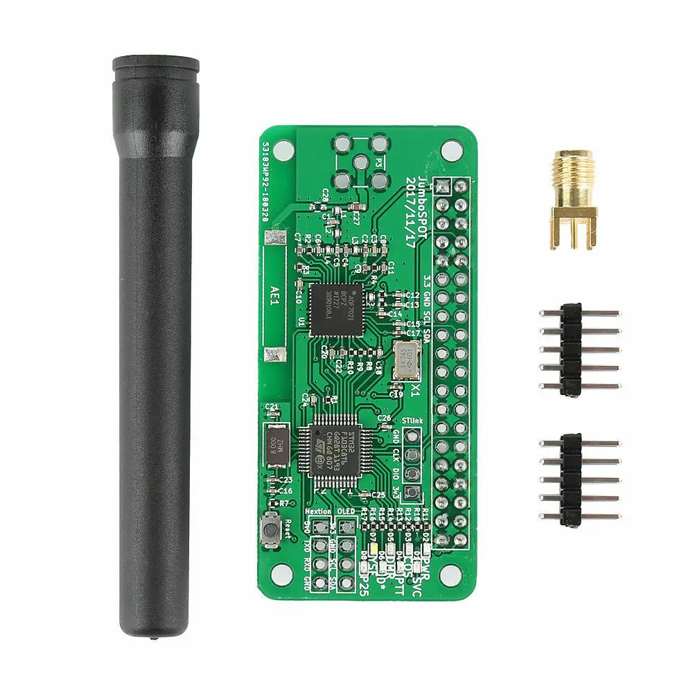 

NEW UHF VHF mmdvm hotspot support P25 DMR YSF for Raspberry Pi + Antenna