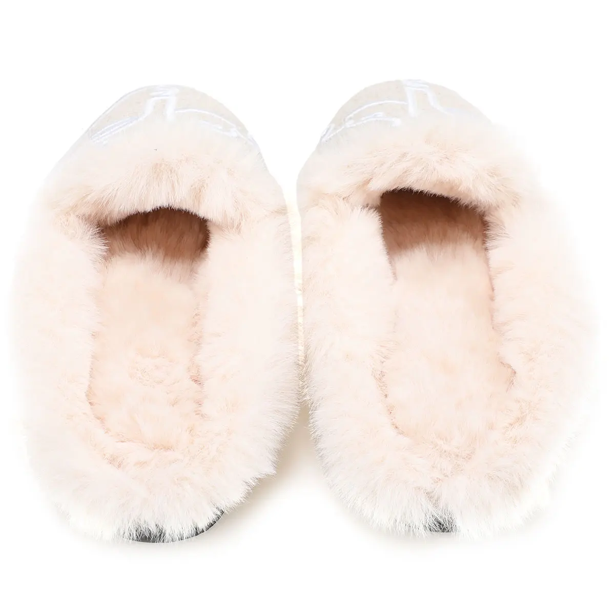 Promotion Arrival Slippers Shoes Flat Home Soft Slip On Female House Faux Bedroom Furry Ladiesindoor Winter Hemp Rubber Plush