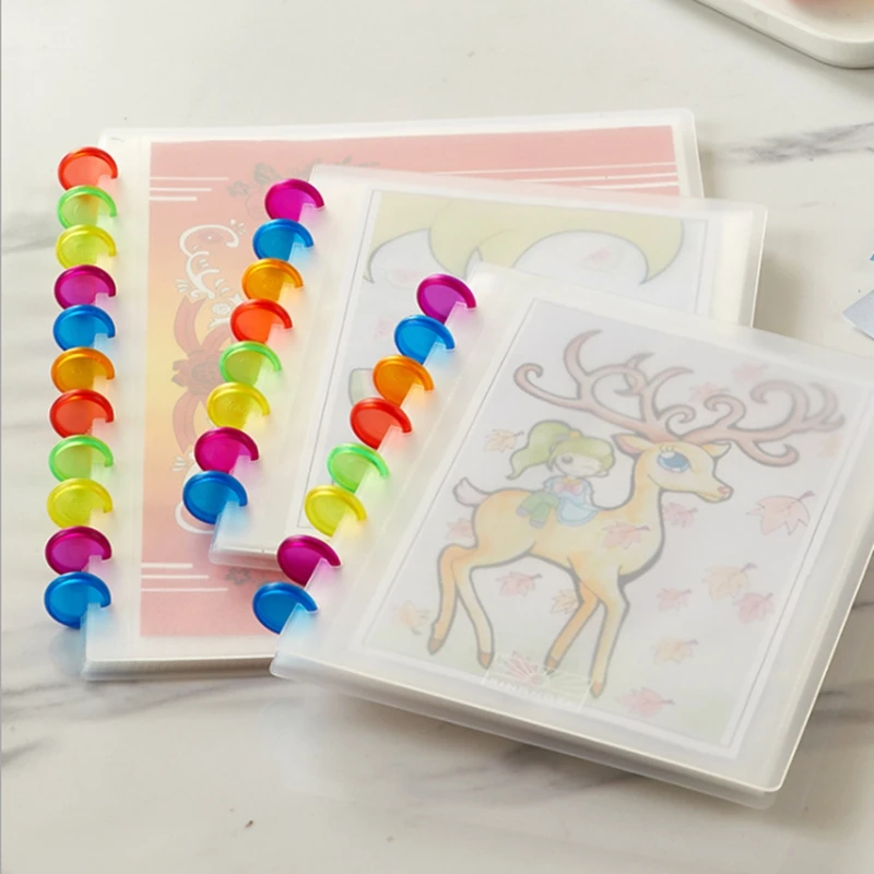 50Pcs 28มม./1.1นิ้วเห็ดแผ่นดิสก์ Binders สำหรับโน๊ตบุ๊ค/Planner Diy Leaf วงแหวน discbound แผ่น CX19-004