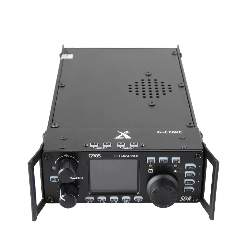 جهاز الإرسال والإستقبال Xiegu G90S HF 20W SSB/CW/AM-30MHz HF للهواة هيكل SDR مع موالف هوائي آلي مدمج