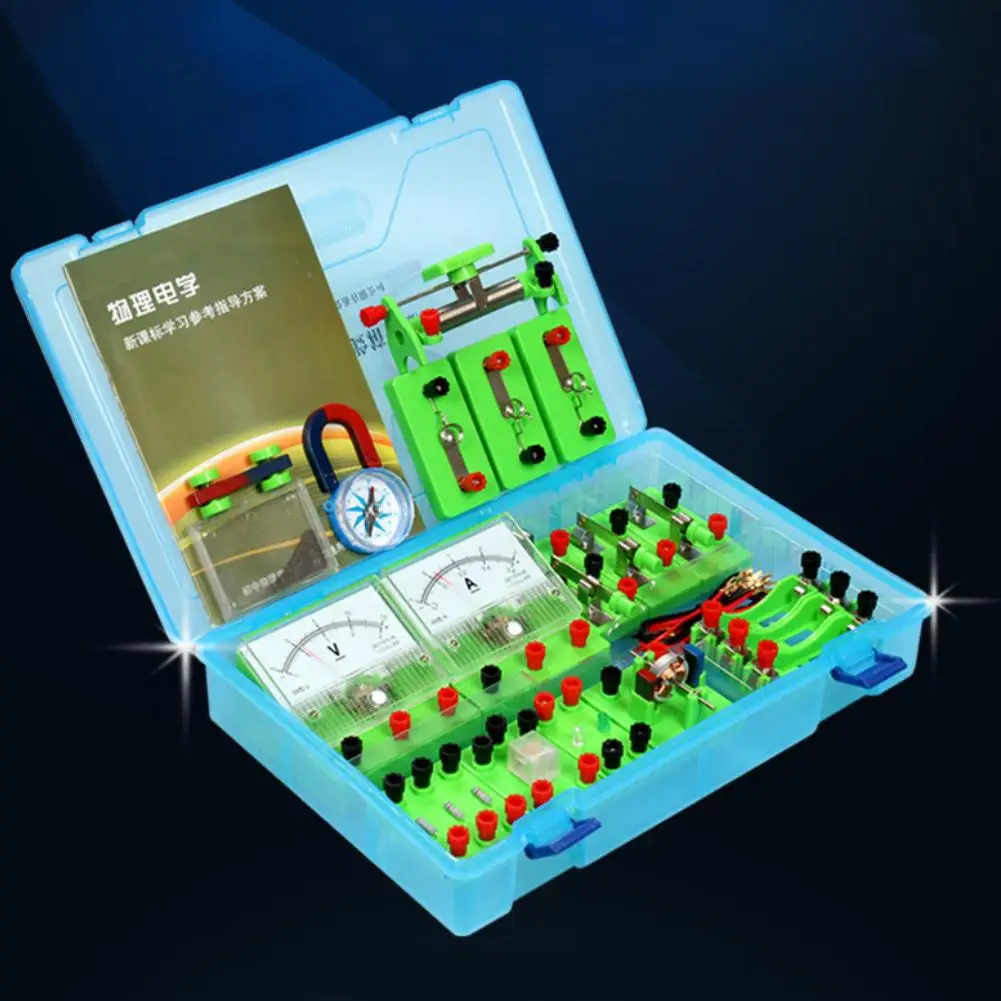 Students Learn Basic Electricity Physics Magnetism Experiments Labs Electricity Circuit Magnetism Experiment Kit Kids Toy