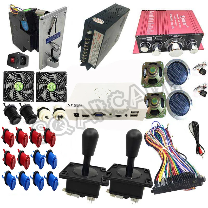 

Pandora 3D Game 3188 in 1 Arcade Version Jamma Game Board HDMI VGA DIY Arcade Kits With Joystick Happ Buttons Speakers Locks