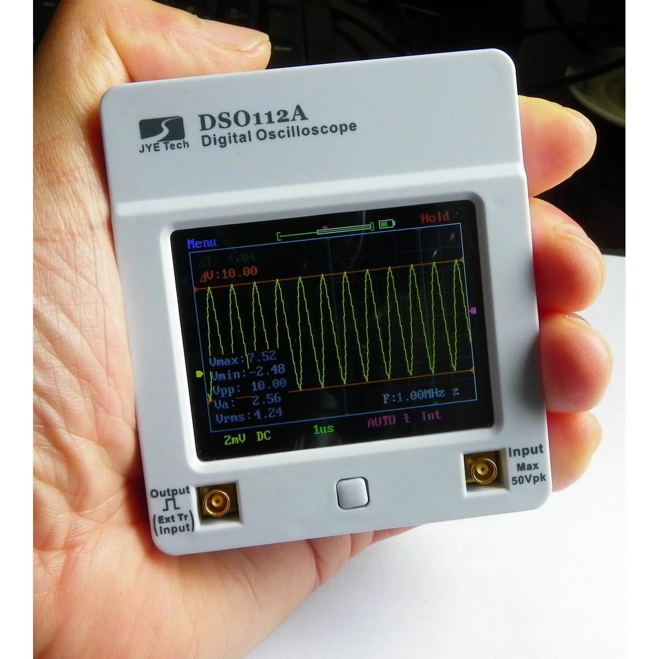 Customizable DSO112A handheld touch screen auto repair oscilloscope digital storage USB oscilloscope