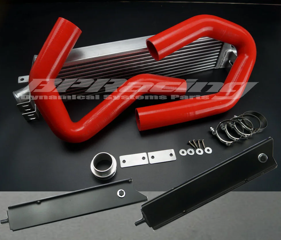 Front Intercooler Silicone Hose Pipe + intercooler For  VW GOLF MK5/MK6/GTI/JETTA /AUDI A3 2.0T