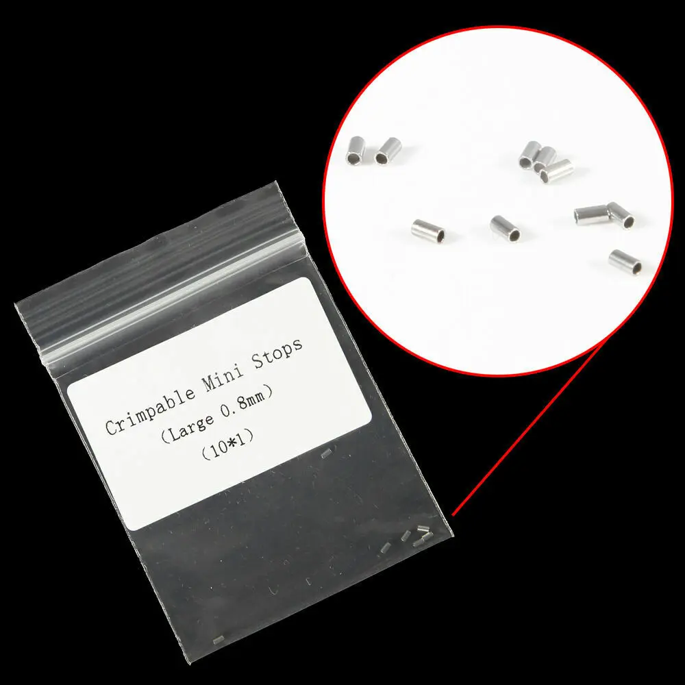 100pcs/10Packs Dental Orthodontic Crimpable Hook Split stops Stainless Steel(Small 0.8mm)