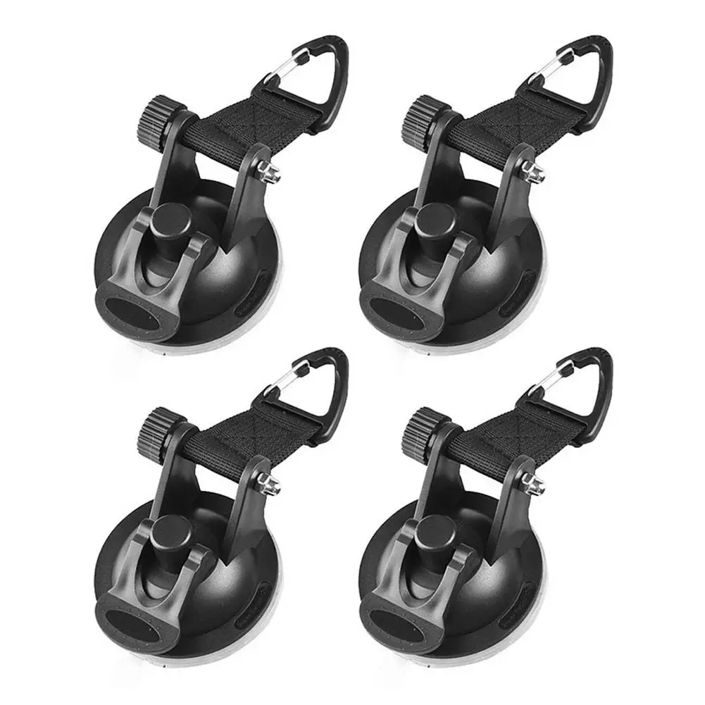 4pcs/set Car Tent Suction Cup Hook Suction Cup Anchor With Securing Hook Camping Tarp Easy Install Multifunction tool