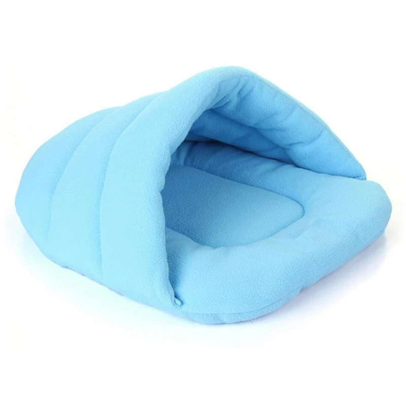 Hot Sales Pet House Dog Cat Sleeping Bag Fleece Warm Pet Dog Bed Dog House Pet Product Puppy Warm Ben Assorted Colors Supply