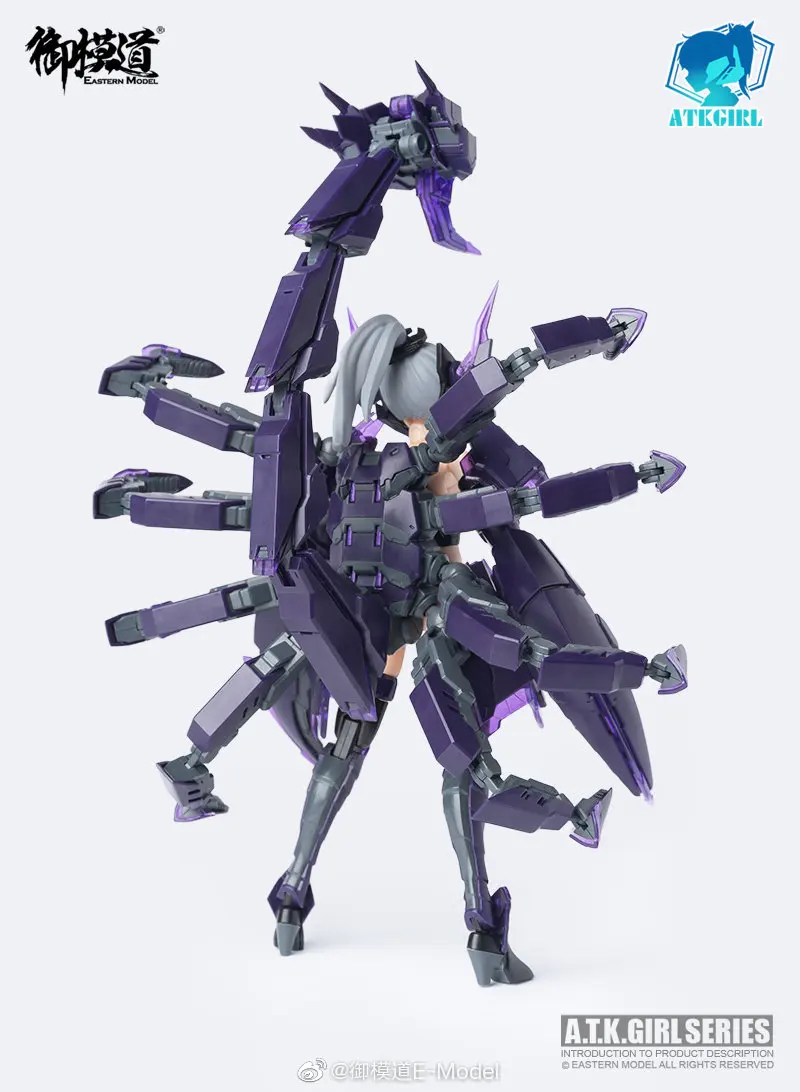 Mobile Suit Girl 1/12 ATKGIRL JK Serqet Scorpion Gynoid Action figure Assemble Model Toys