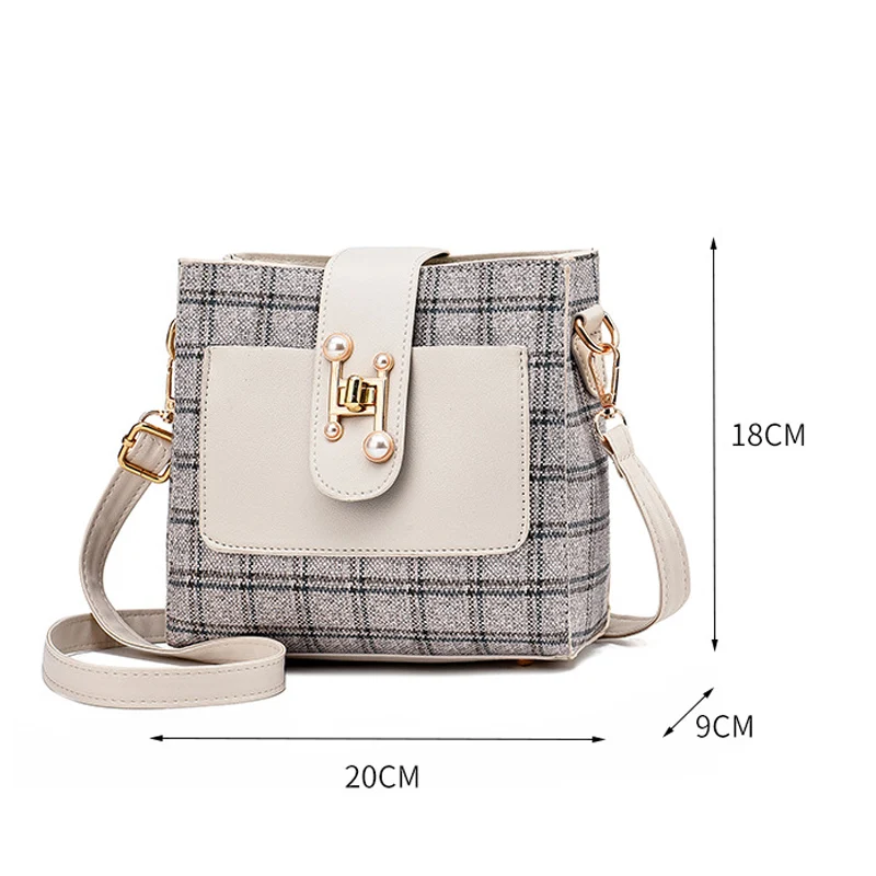Small Bag Women's New Fashion Single Shoulder Bag Messenger Bag High Grade Texture Versatile Bucket Bag Free Freight Women's Bag