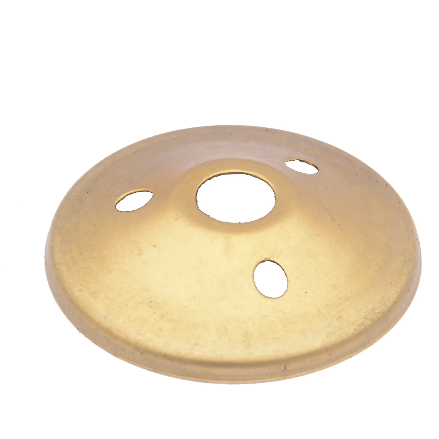 Round Brass Vase Cap for Stained Lamp, Dia 2 