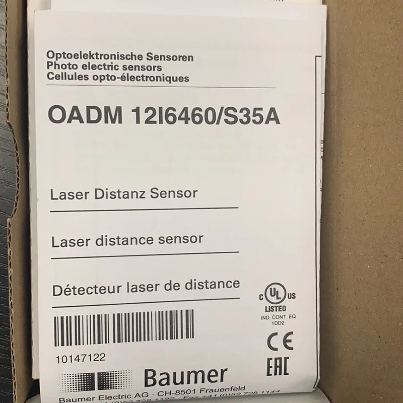 Baumer OADM 12I6460/S35A laser ranging sensor