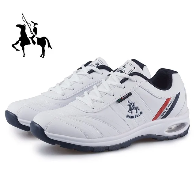 Paul-Zapatillas deportivas de Golf para hombre y niño, zapatos informales con cojín de aire, tenis, estudiantes, color blanco