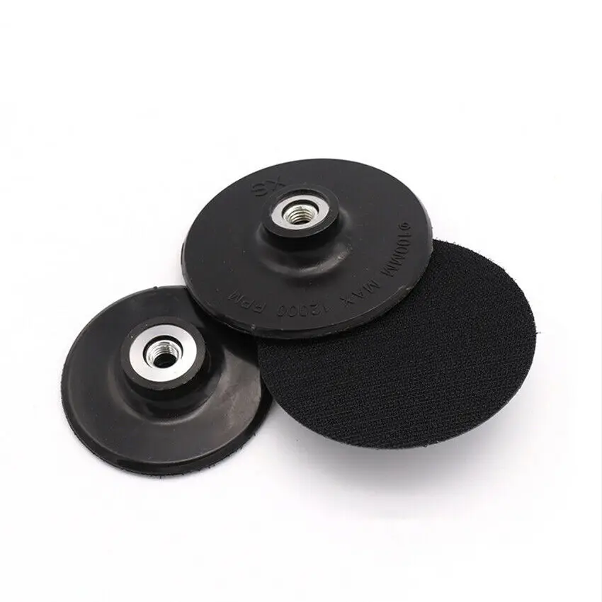 3 Inci 4 ''Hook dan Loop Backing Pad M10 Tipis Keras untuk Sudut Penggiling Polishing Pads