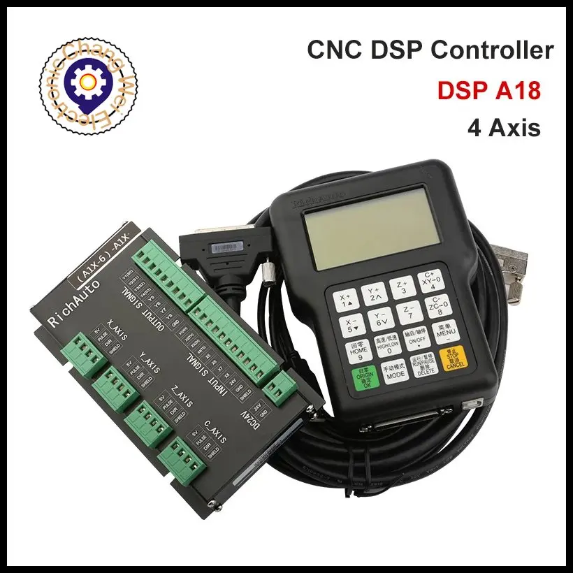 RichAuto DSP A18 4 Axis CNC Controller A18s A18e USB Linkage Motion Control System Manual For CNC Router