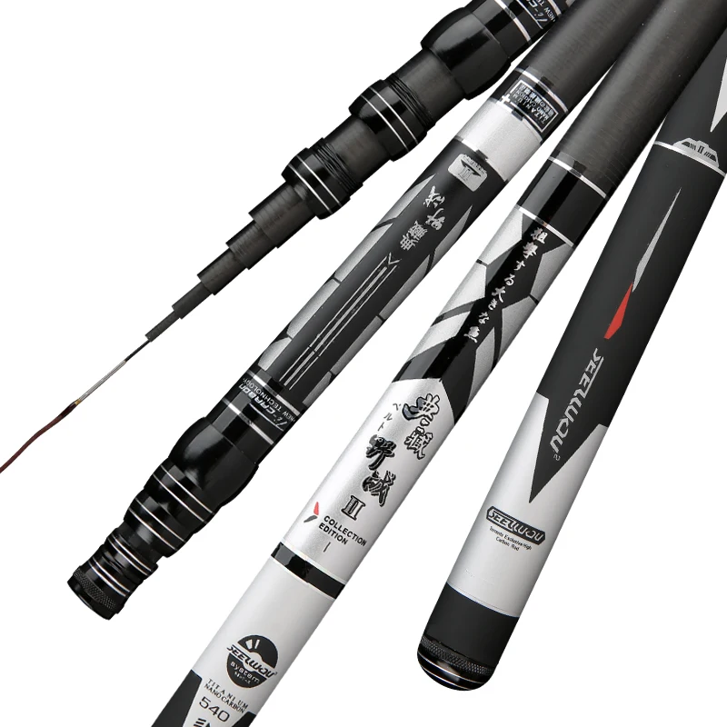 

Multi-position Fishing Rod Hand Pole 4.5m/5.4m/6.3m/7.2m Short Section Fishing Olta Carbon Super Hard Stream Stick Vara De Pesca