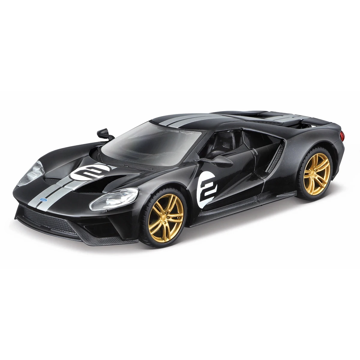 Bburago 1:32 Ford GT Heritage Edition Static Die Cast Vehicles Collectible Model Car Toys