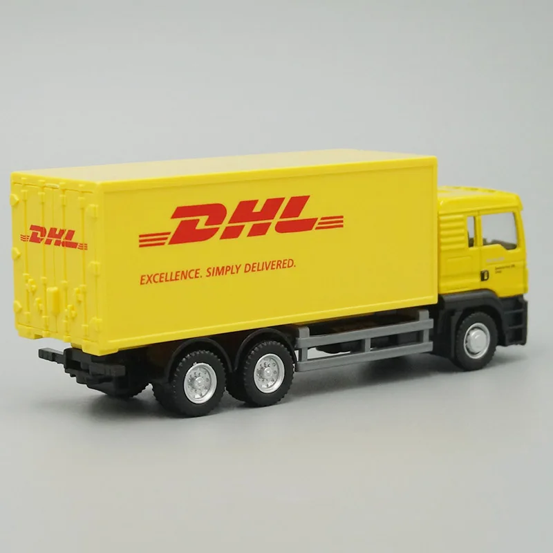 1:64 Diecast Car Model MAN DHL Container Truck Vehicle