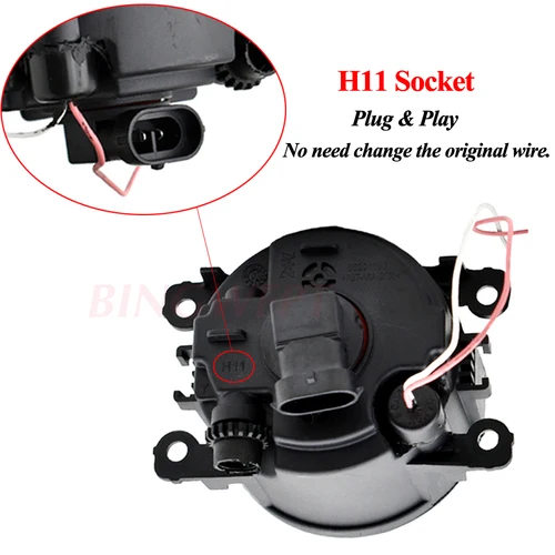 Imagen 2 del producto Angel Eye-Luz LED antiniebla para coche, lámpara DRL para Peugeot 207, 307, 3008, 407, 607, 301, 308, 408, 2008, 4007, 4008, 5008, Bipper Tepee