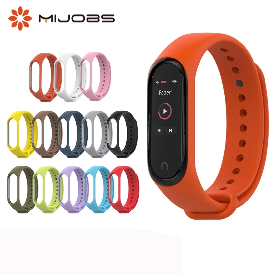 Correa de silicona para reloj inteligente Xiaomi Mi Band 4, accesorios originales para pulsera inteligente Mi Band 3