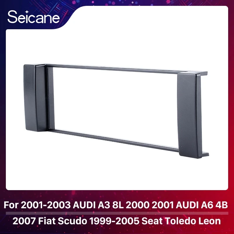 Seicane samochód ramka wykończeniowa radia Panel ramka dla 2001-2003 AUDI A3 8L 2000 2001 AUDI A6 4B 2007 Fiat Scudo 1999-2005 Seat Toledo Leon