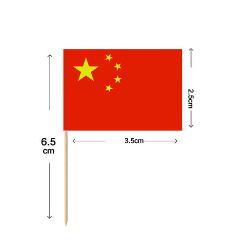 50 sztuk jednorazowe wielu flaga narodowa kij ciasto Toper flaga owoce kij koktajl ciasto stek wykałaczka do dekoracji żywności Bar