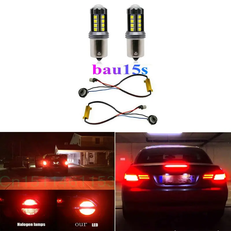 

BAU15S PY21W LED 1156 P21W Canbus LED Bulbs For BMW F22 F30 F32 2 3 4 Series Rear Turn Signal Lights or Brake/Tail Lights