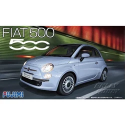 1/24 Fujimi Plastic Assembled Car Model Toy RS77 Fiat 500 Static Model DIY Assembled Model Kit #12362