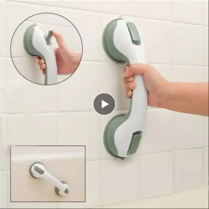 1pc Bathroom Handrail Bathroom Shower Tub Room Super Grip Suction Cup Safety Grab Rail Tub Support Sucker Handle Handrail Home