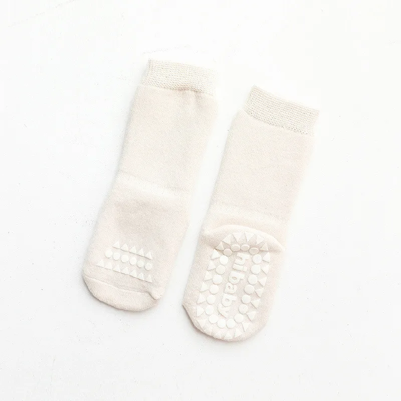 Lawadka Newborn Socks for Girls Anti Slip Cotton Baby Boy Socks Winter Thick Terry Infant Baby Girls Socks Age for 0 to3 Years