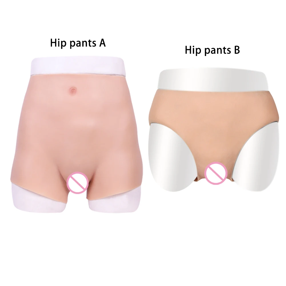 Dokie Silicone Hip Pant Buttock Enhance Pants Fake Vagina For Transgender Drag Queen Crossdresser Crossdressing