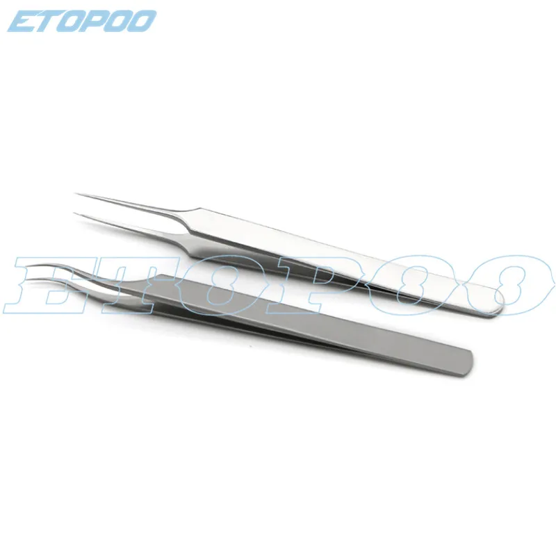 Hair Transplant Forceps Fue Hair Transplant Tweezer titanium Hair Transplant Tool Eyelash Implanter Tweezer