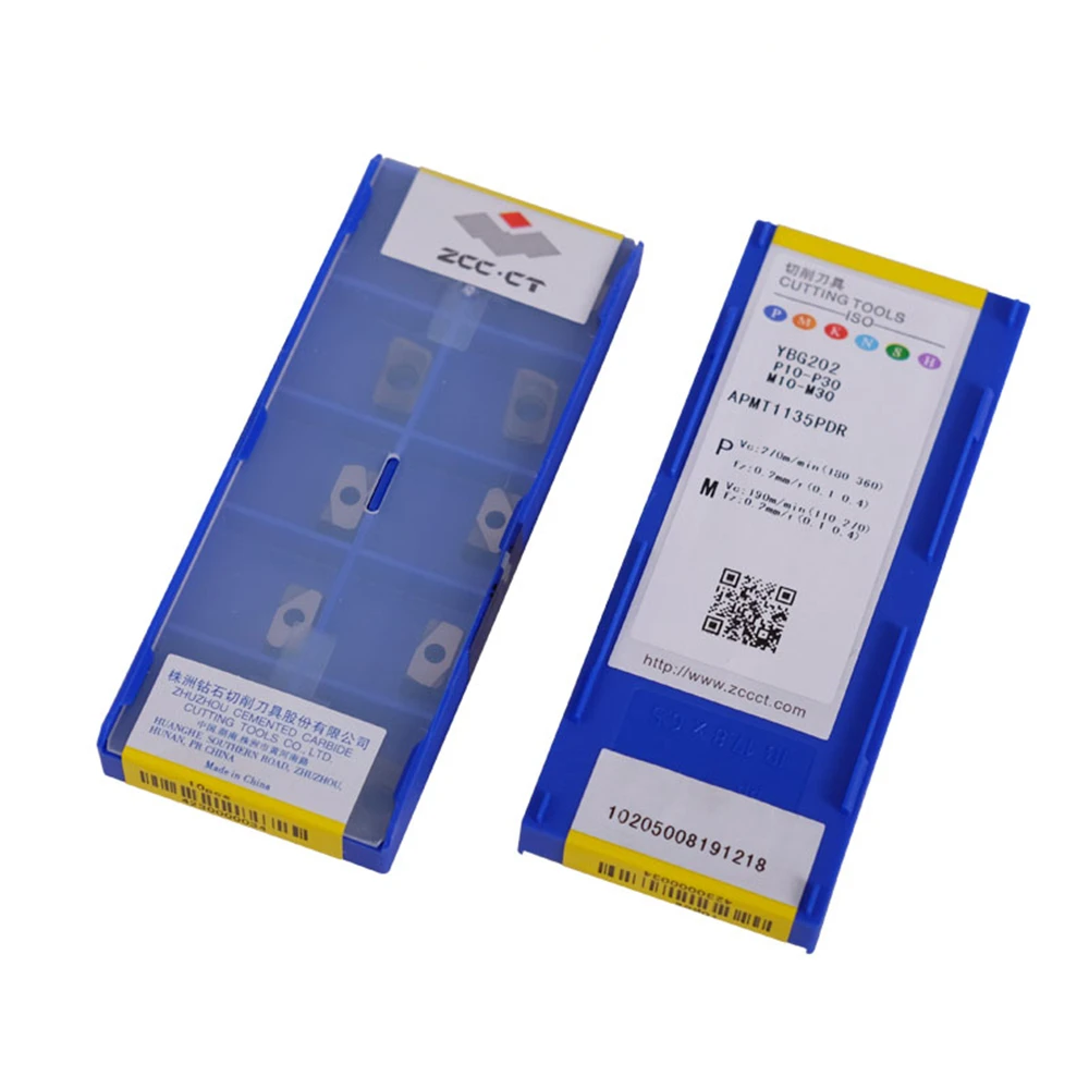 APMT1135PDR APMT160408PDER YBG202 YBG205 100% 오리지널 Zcc.ct APMT1135 APMT1604 카바이드 인서트
