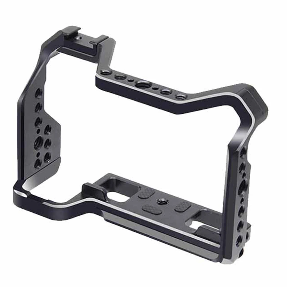 JINTU Camera Metal Cag Rig gabbia per fotocamera in lega di alluminio custodia protettiva 1/4in adatta per gabbia per fotocamera Fuji X-S10 XS10