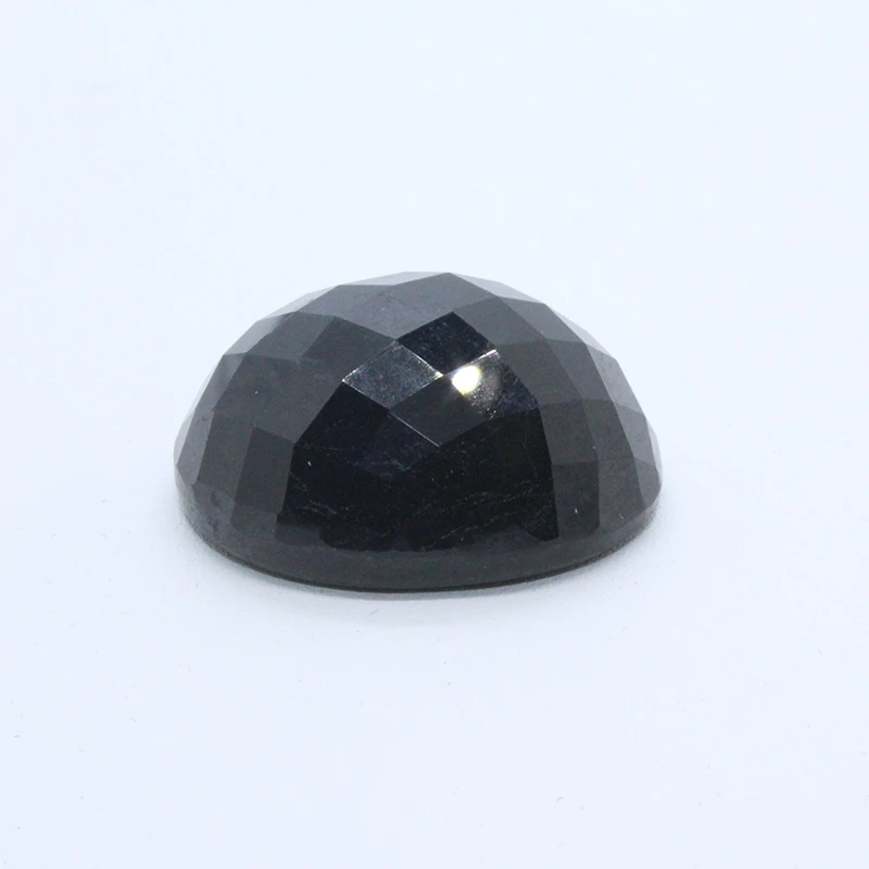 89ct 28mm * 23mm * 13.5mm 100% Natural Black Sapphire Loose Gemstone Divination Gemstone