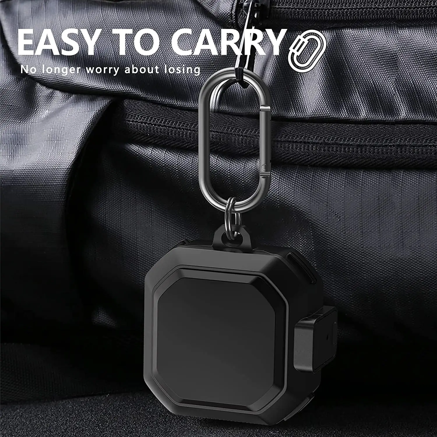 لسامسونج غالاكسي براعم 2/برو/لايف/برو 2 حالة فاخرة مع الأمن قفل درع سماعة غطاء عالمي ل غالاكسي براعم حالات