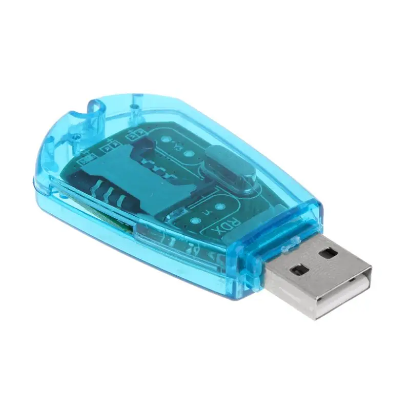 1 قطعة USB الهاتف المحمول القياسية سيم قارئ بطاقات كاتب cl13a نسخة SMS النسخ الاحتياطي GSM CDMA + CD عالية السرعة