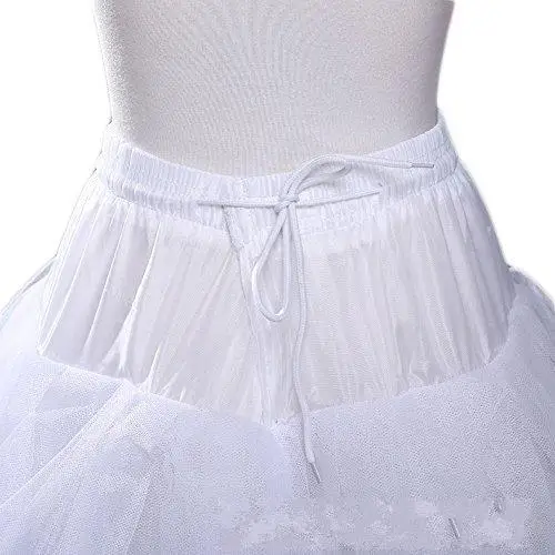 Jupon Crinoline Blanc pour Femme, Sous-Jupe, Accessoires de Mariage, Longueur au Sol, Nouvelle Collection