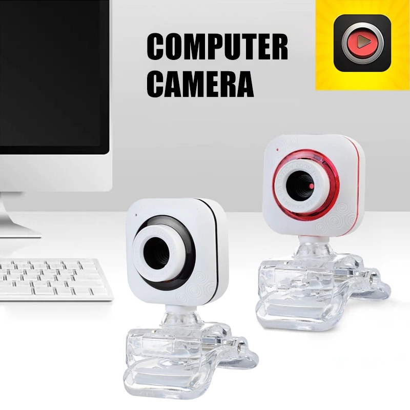 Digital External Webcam Camera Built-in Microphone Cameras USB Connect A39 Driverless ND998