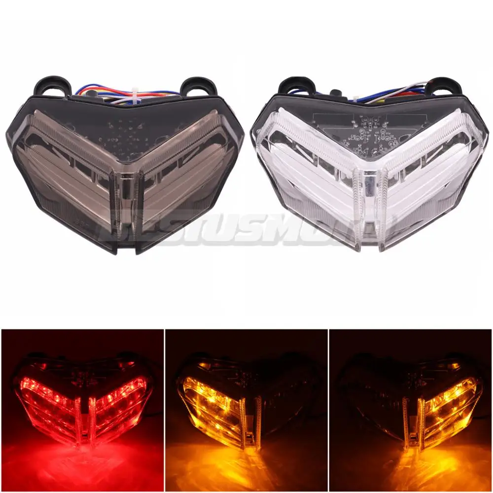 

Motorcycle Tail Light Brake Turn Signals Integrated LED Light For Ducati 848 1098 1198 2007 2008 2009 2010 2011 2012 2013 2014