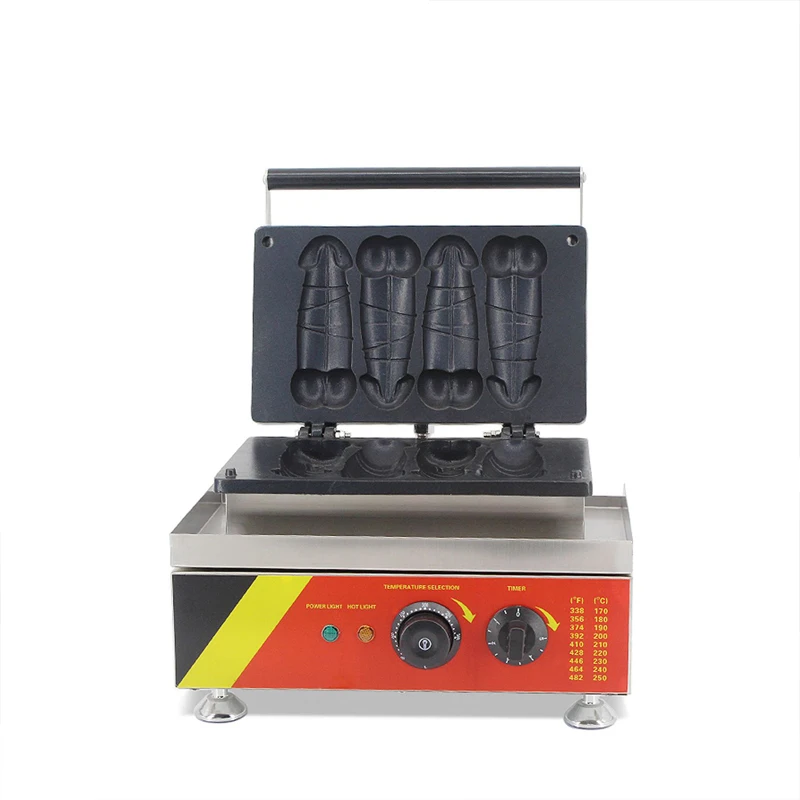 110V/220V Commercial Electric Waffle Electric Heating Big Carving Barbecue Baking Cake Bread Pastry Forming Scones Machine