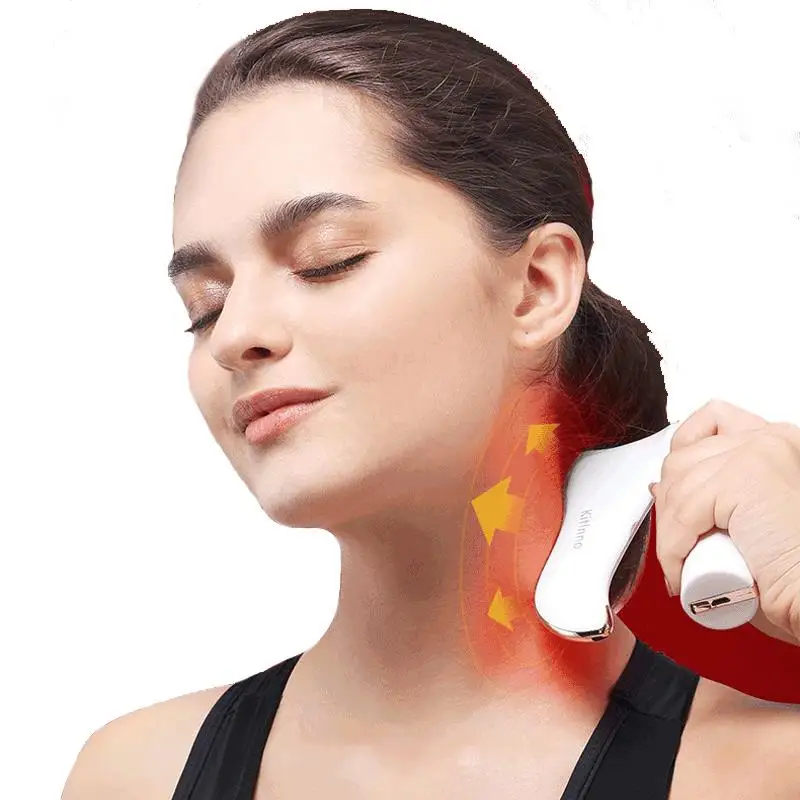 

Guasha Tool EMS Scraper Micro-current Massage Tool Deep Muscle Fascia Massager Vibration Hot Compress Therapy 4 Modes