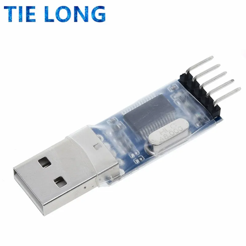 PL2303 PL2303HX/PL2303TA USB To RS232 TTL Converter Adapter Module with Dust-proof Cover PL2303HX for arduino download cable