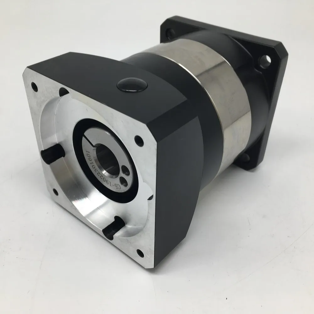 100:1 NEMA32 80 millimetri Riduttore Epicicloidale Rapporto di Velocità 100 di Alta Precisione Gearbox Reducer 20 MILLIMETRI di Uscita 6000rpm per il Servo motore di CNC