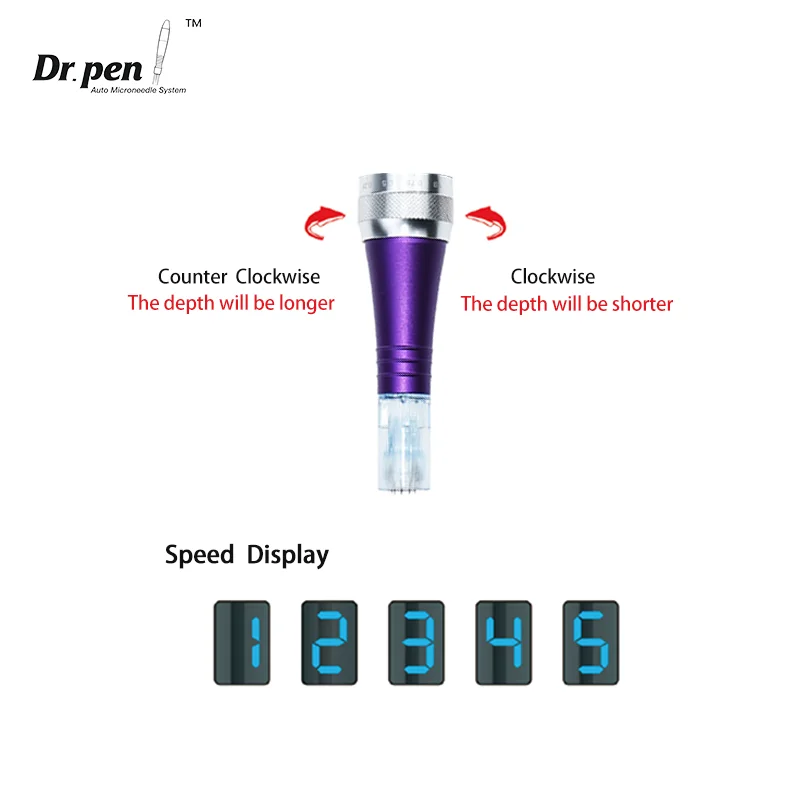 Authentic Dr. pen Ultima X5 Wireless Microneedeling pen Mesotherapy Apparatus For Facial and body Care machine