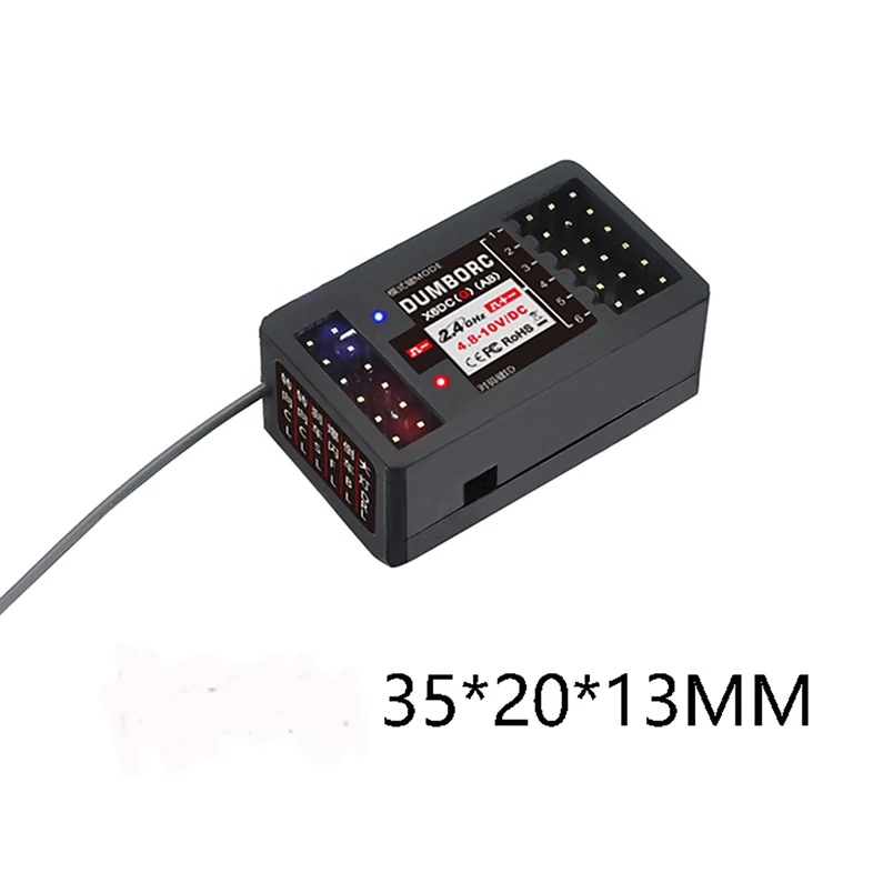 DUMBORC X6FG X6F X6DC X6DCG 2.4G 6CH Receiver with Gyro for RC DUMBORC X6 X4 X5 Transmitter Remote Controller Replacement