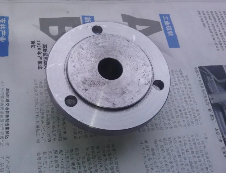 80/100/125/130/160/200 chuck flange, chuck connection motor shaft flange, engraving machine, fourth shaft, bracelet polishin