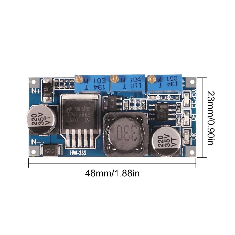 LM2596 LED Driver DC-DC Step-down Adjustable CC/CV Power Supply Module Battery Charger Adjustable LM2596S Constant Current