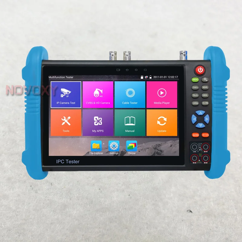 IPC9800PLUS 7 Inch IPS Touch Screen 4K H.265 IP Full All in One IPC Tester AHD TVI CVI SDI HDMI