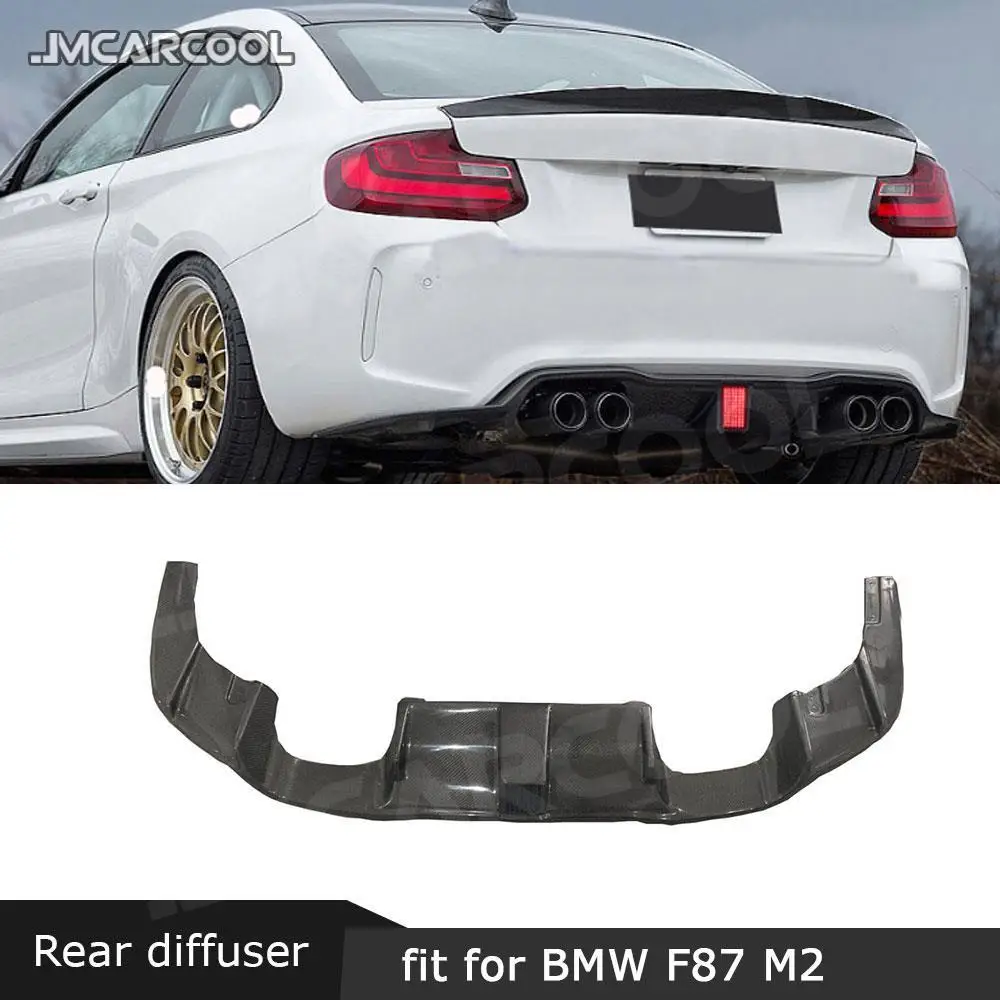 

Carbon Fiber Rear Lip Diffuser With LED Light for BMW 2 Series F87 M2 Coupe 2 Door 2015-2020 Bumper Guard Car Accessorise
